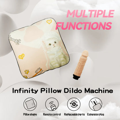 Infinity Pillow Toy – Remote Control Massage Machine (with Attachments)