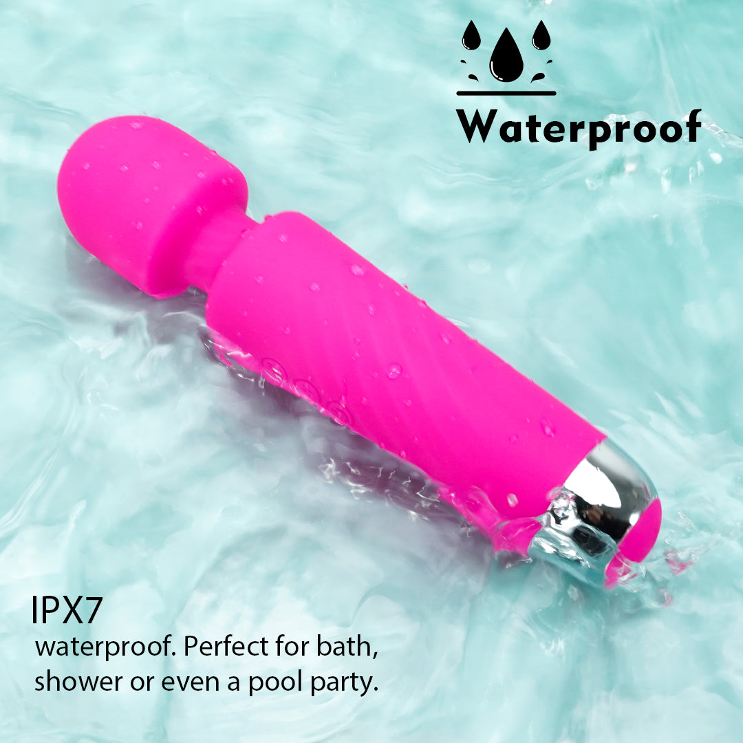 Erolush - Pink Silicon Massage Wand Vibrator ST0165