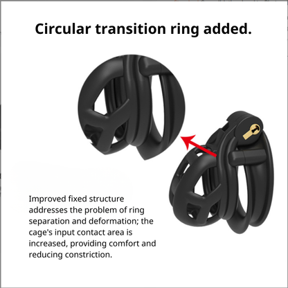 The upgraded CB6000 features the Cobra 6.0 chastity belt for men.