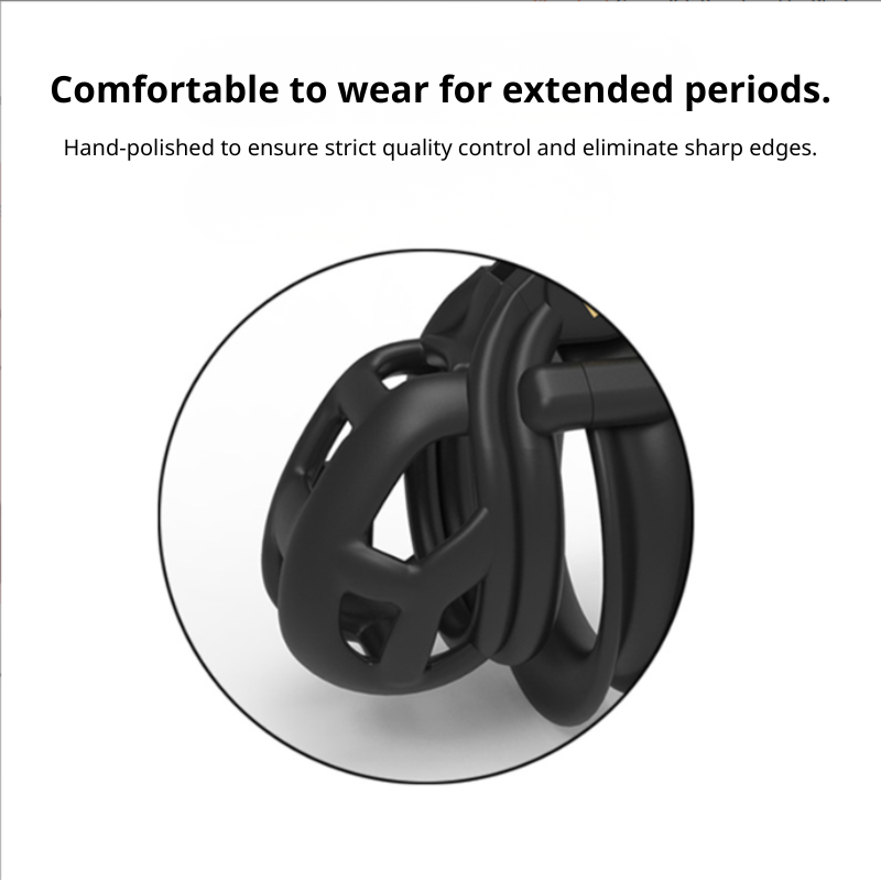 The upgraded CB6000 features the Cobra 6.0 chastity belt for men.