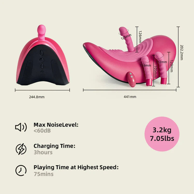 VVD Rider Desire – Dual-Control Motion Ride Massager