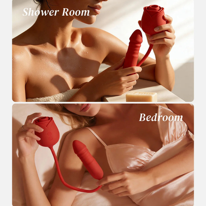 Erolush - Jasmine Rose Flower Vibrating Egg for Women, Erotic ST0199