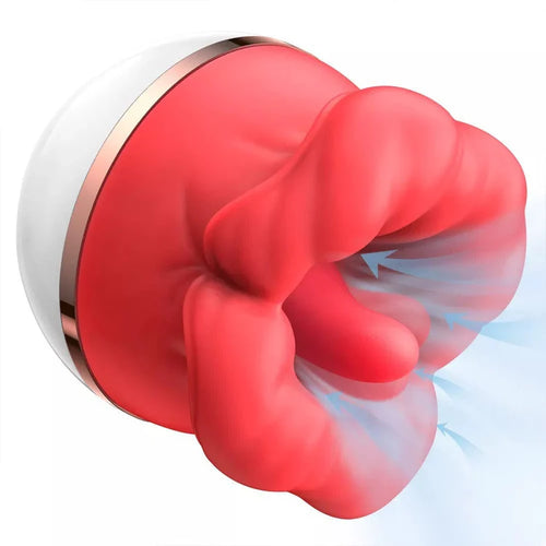 Big Mouth Tongue Sucking Female Masturbator Massager – Rechargeable Vibrator