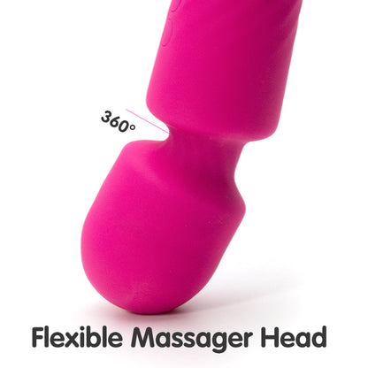 Erolush - Pink Silicon Massage Wand Vibrator ST0165