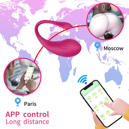 Erolush - App Wireless Tadpole Vibrator Female Masturbation Vibrator Strong ST0147