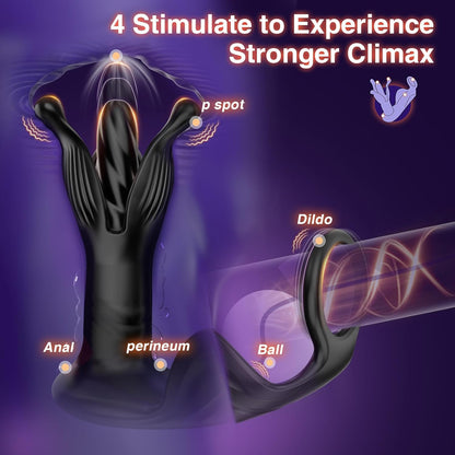 Prostate massager and anal plug