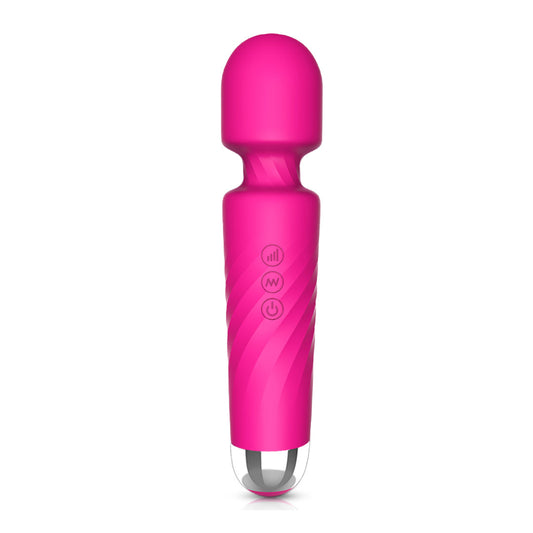 Erolush - Pink Silicon Massage Wand Vibrator ST0165