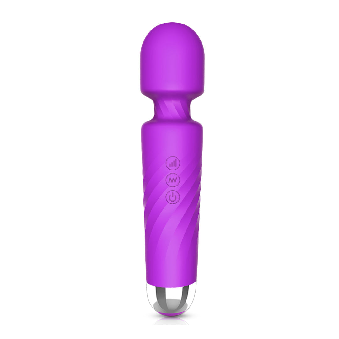 Erolush - Pink Silicon Massage Wand Vibrator ST0165