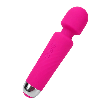 Erolush - Pink Silicon Massage Wand Vibrator ST0165