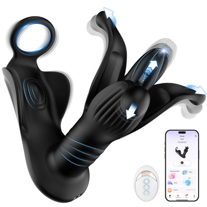 Prostate massager and anal plug