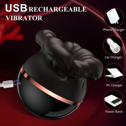 Big Mouth Tongue Sucking Female Masturbator Massager – Rechargeable Vibrator